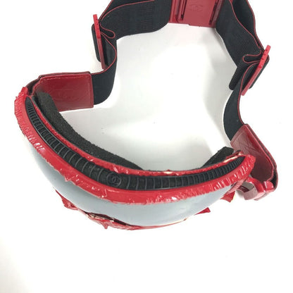 Chanel Goggle Sunglasses Acetate Red Eyewear — view 4