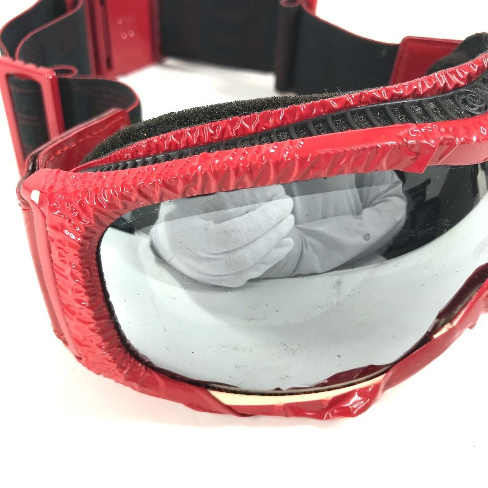 Chanel Goggle Sunglasses Acetate Red Eyewear — view 5