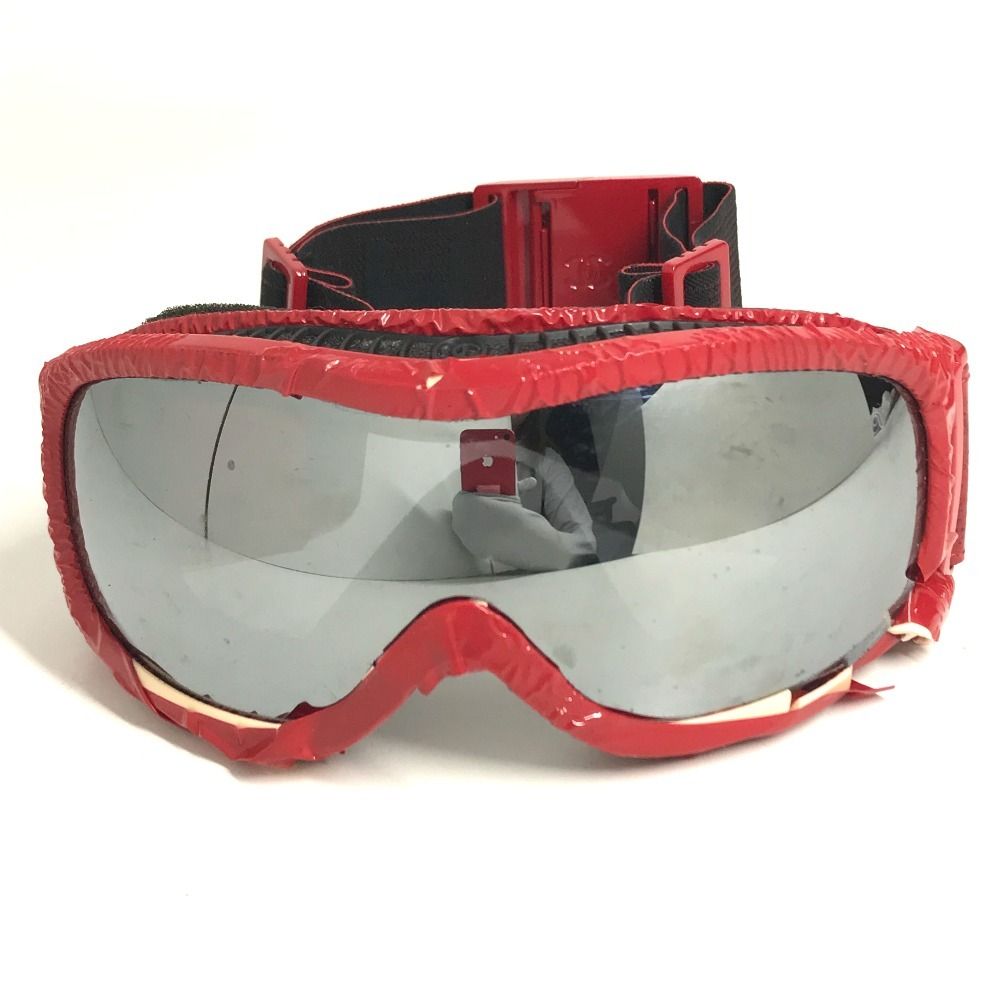 Chanel Goggle Sunglasses Acetate Red Eyewear — view 2