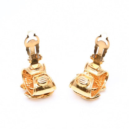 Chanel 94P Earrings CC Logo Gold Stamp — view 7