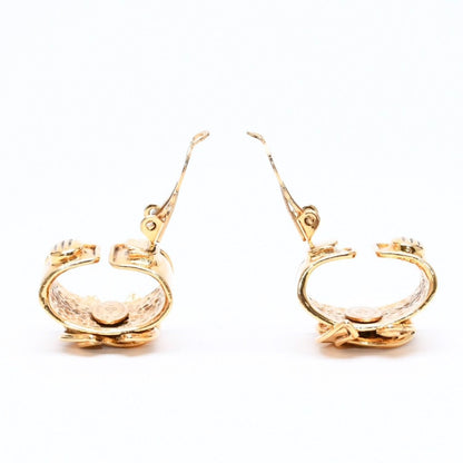 Chanel 94P Earrings CC Logo Gold Stamp — view 8