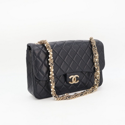 Chanel Westminster Quilted Lambskin Faux Pearl Chain Shoulder Bag