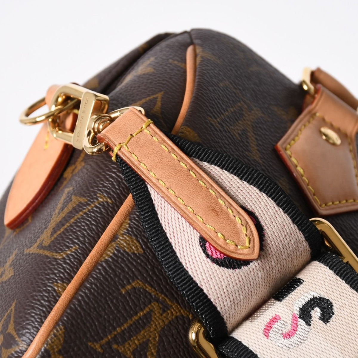 Louis Vuitton Speedy 20 Bandouliere 2-Way Bag Monogram Brown — view 8