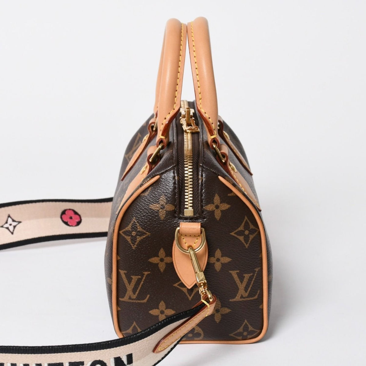 Louis Vuitton Speedy 20 Bandouliere 2-Way Bag Monogram Brown — view 5