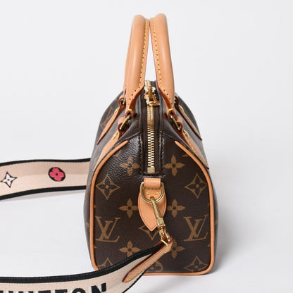 Louis Vuitton Speedy 20 Bandouliere 2-Way Bag Monogram Brown — view 5