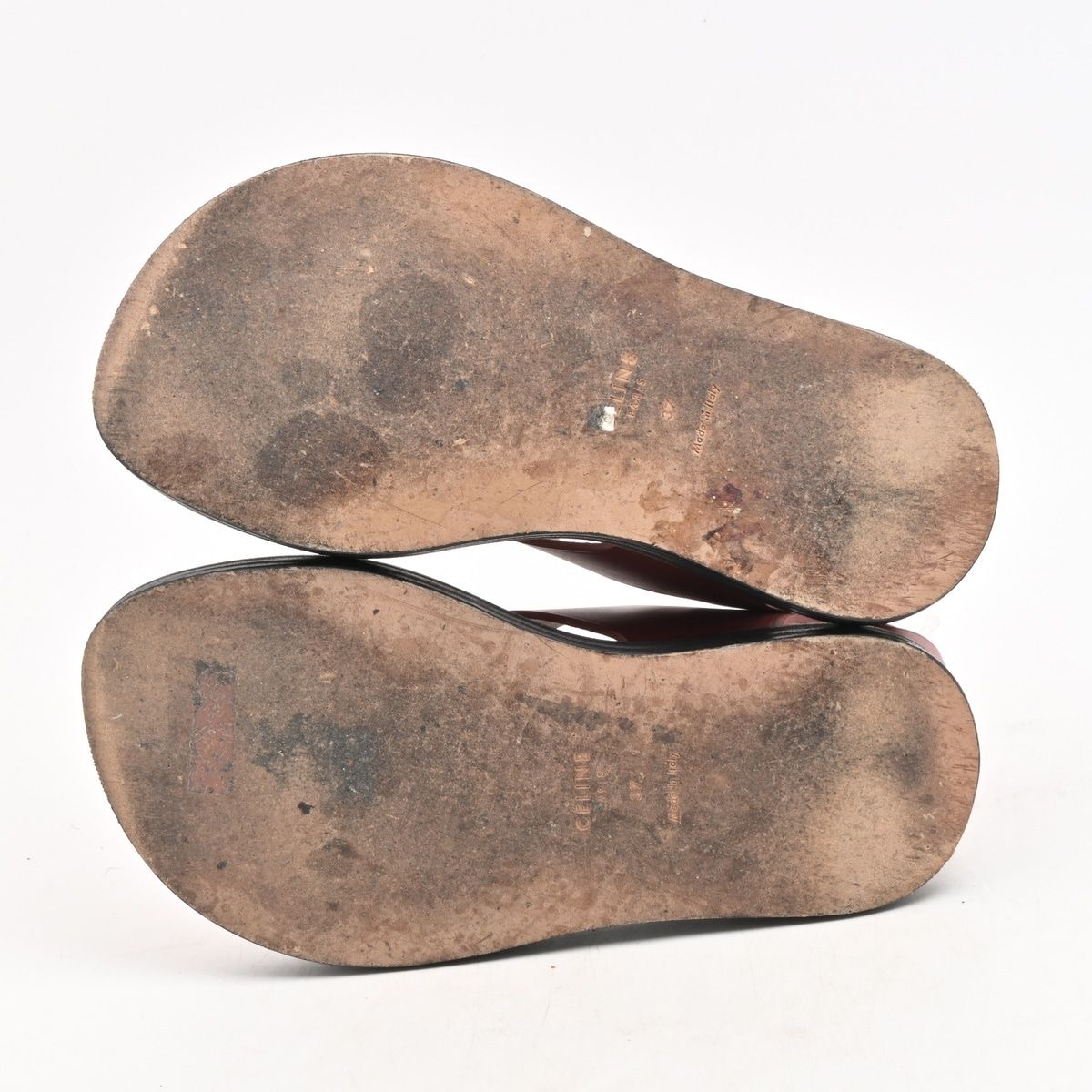 Celine Sandals Red Leather — view 4
