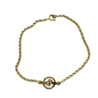 Dior Bracelet Bangle Logo Gold — view 2