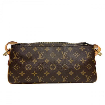 Louis Vuitton Viva-Cite MM Shoulder Bag Monogram Canvas Brown Gold — view 2