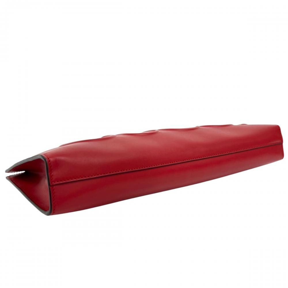 Gucci Clutch Embossed Logo XL Leather — view 3