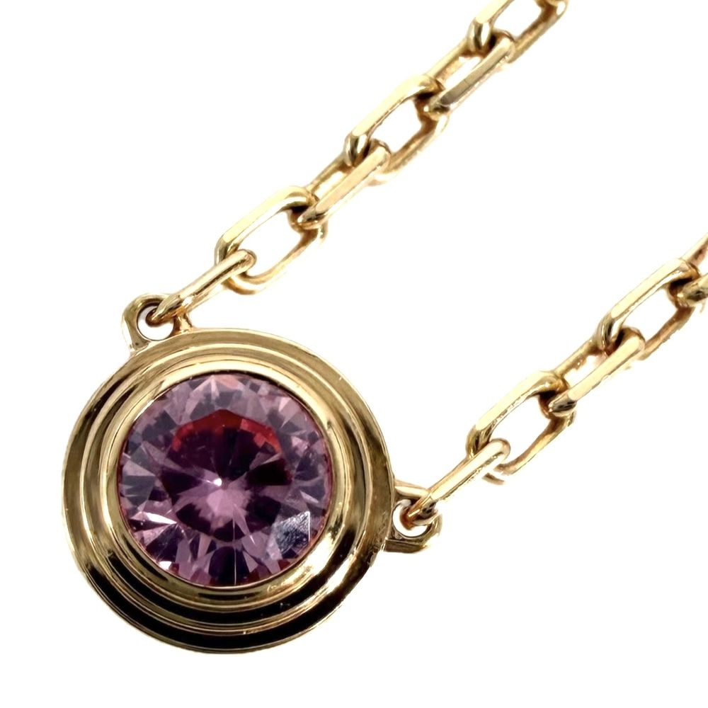Cartier Necklace d'Amour Adjustable 18k Pink Gold Sapphire
