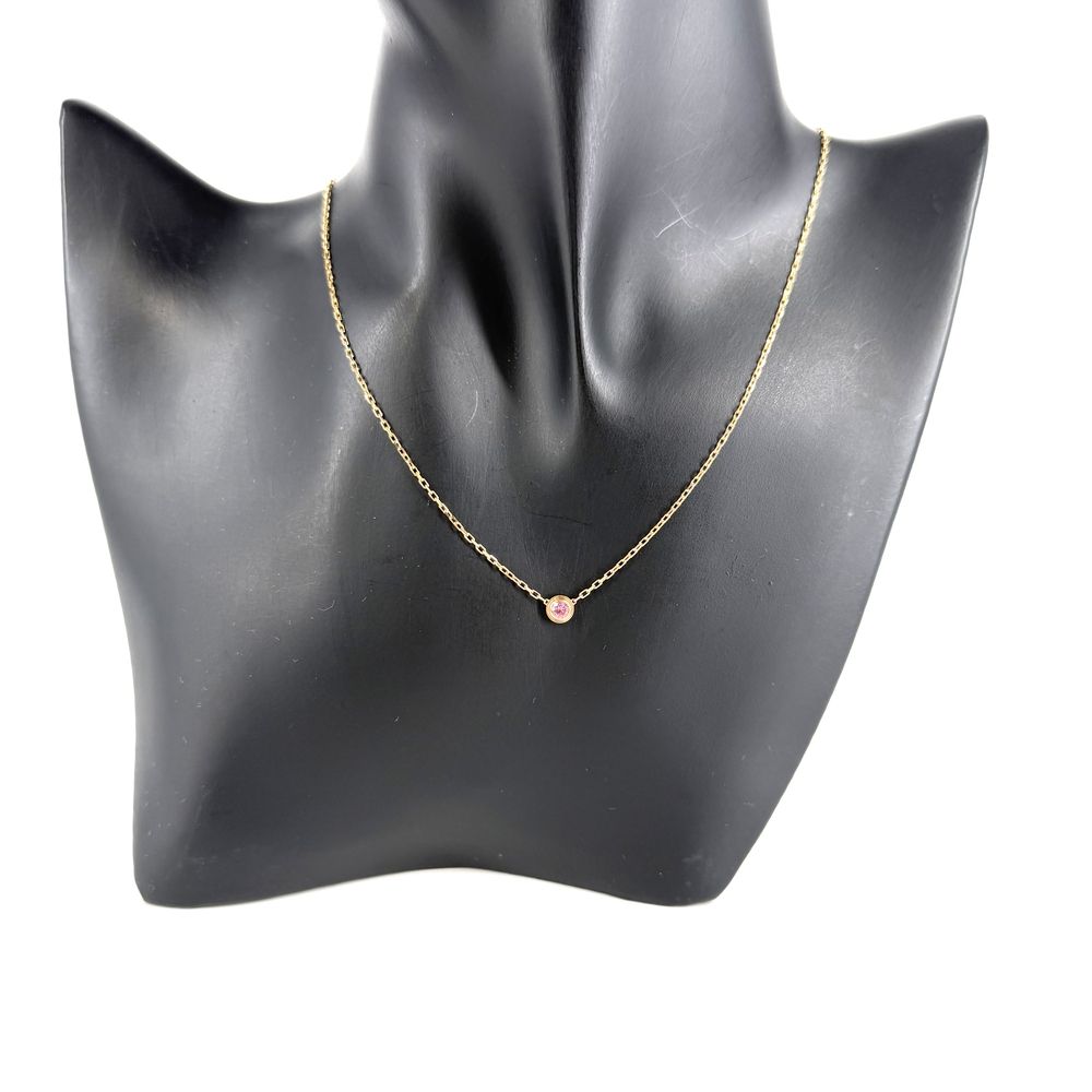 Cartier Necklace d'Amour Adjustable 18k Pink Gold Sapphire — view 3