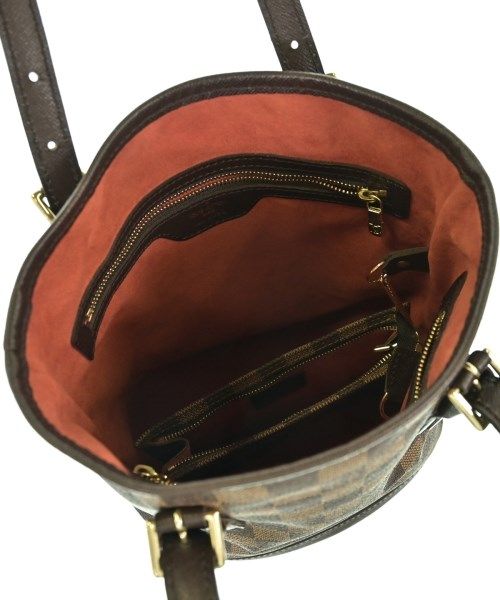 Louis Vuitton Damier Ebene Marais Bucket Bag Brown — view 4