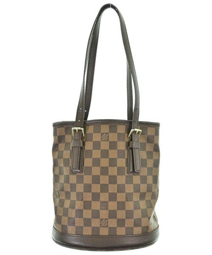 Louis Vuitton Damier Ebene Marais Bucket Bag Brown — view 3