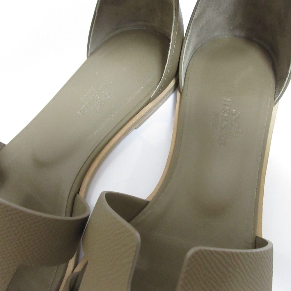 Hermes Santorini Strap Sandals Etoupe — view 5