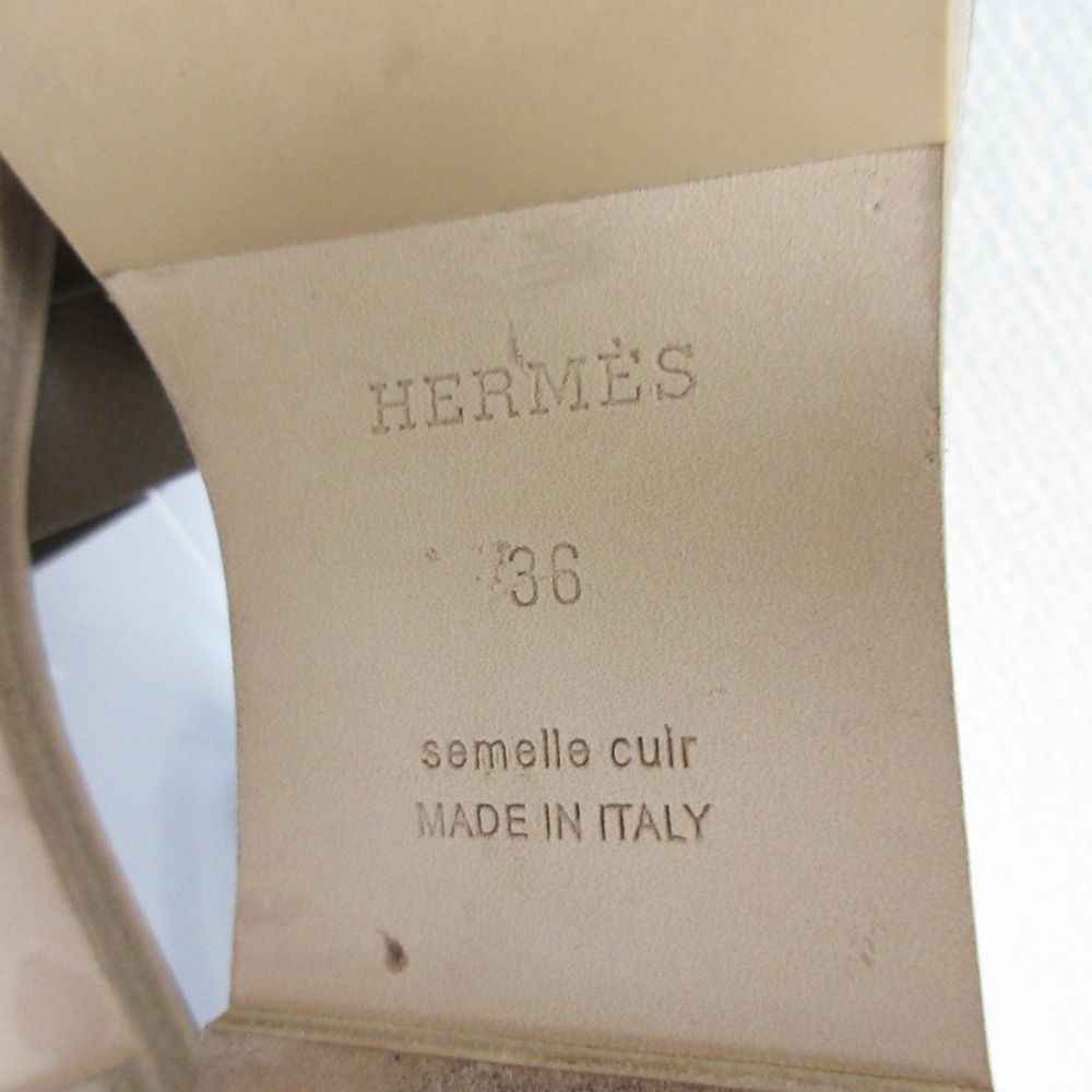 Hermes Santorini Strap Sandals Etoupe — view 7