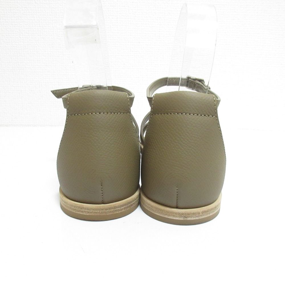 Hermes Santorini Strap Sandals Etoupe — view 4