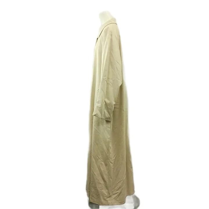 Max Mara White Tag Soutien Collar Coat Light Beige Long Sleeve Single 42 — view 2