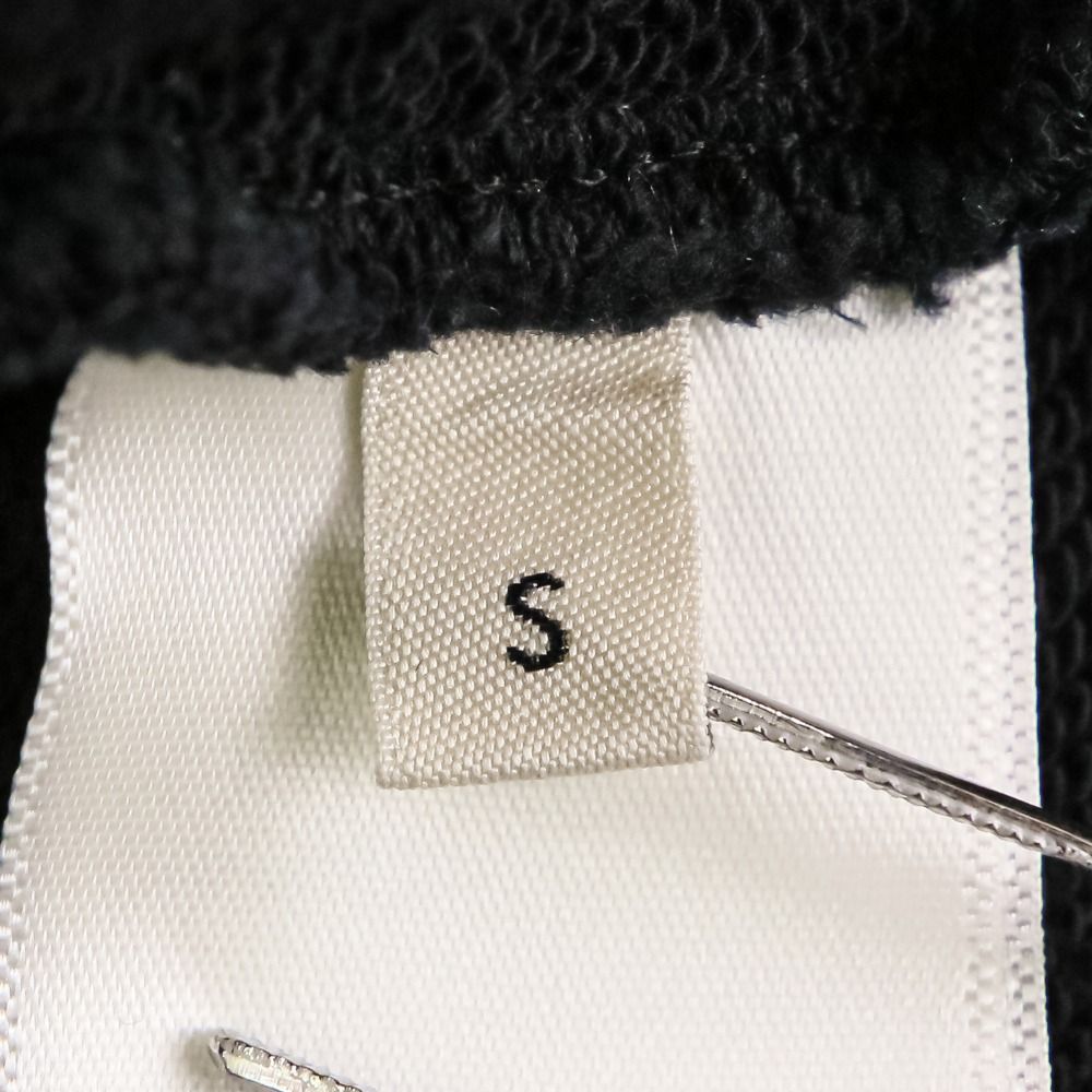 Celine Logo Drawstring Loose Hoodie Pullover Black — view 8