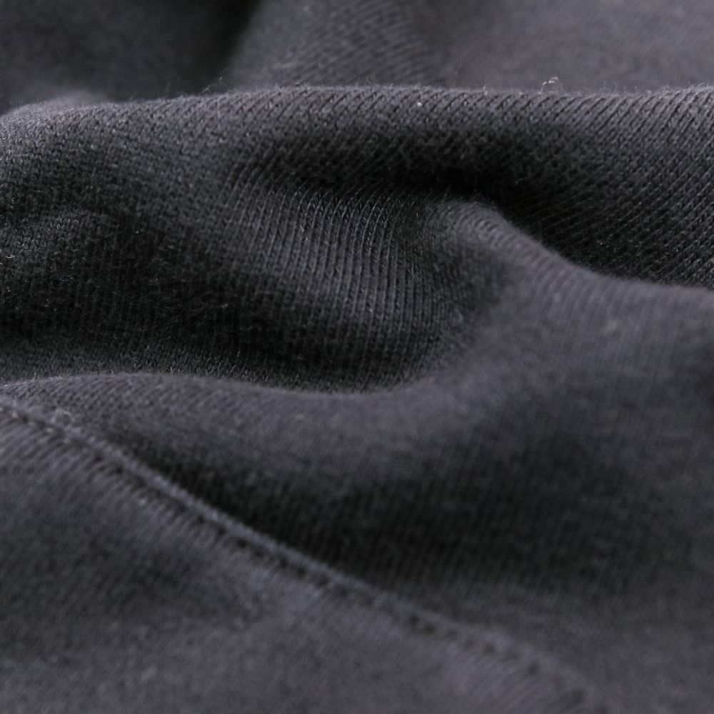 Celine Logo Drawstring Loose Hoodie Pullover Black — view 5