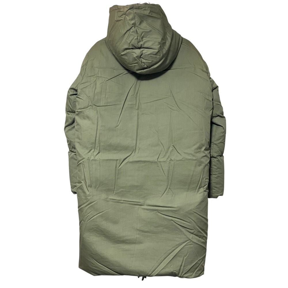 Celine Phoebe Philo Era Cotton Silk Hooded Down Coat 2 Khaki 36 — view 2
