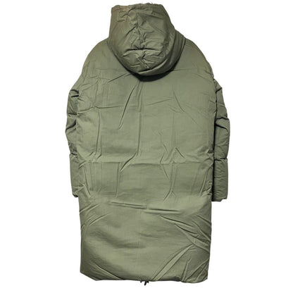 Celine Phoebe Philo Era Cotton Silk Hooded Down Coat 2 Khaki 36 — view 2