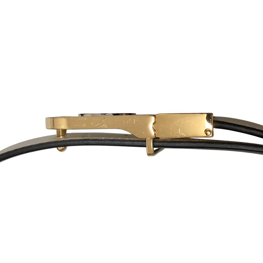 Gucci Interlocking G Reversible Belt White Black — view 5