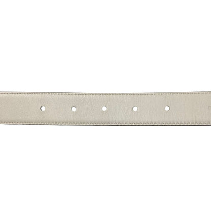 Gucci Interlocking G Reversible Belt White Black — view 8