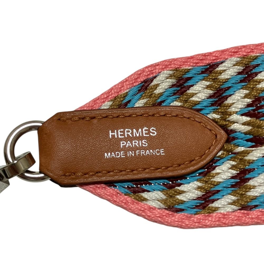 Hermes Bandouliere Sangles Zigzag Shoulder Strap 5 114 Silver Colored — view 5
