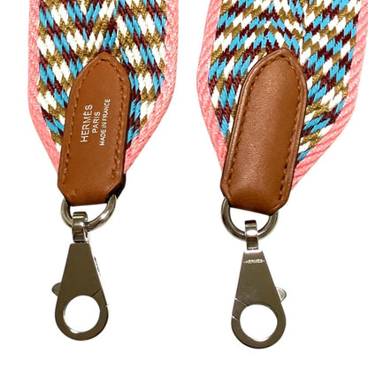 Hermes Bandouliere Sangles Zigzag Shoulder Strap 5 114 Silver Colored — view 3