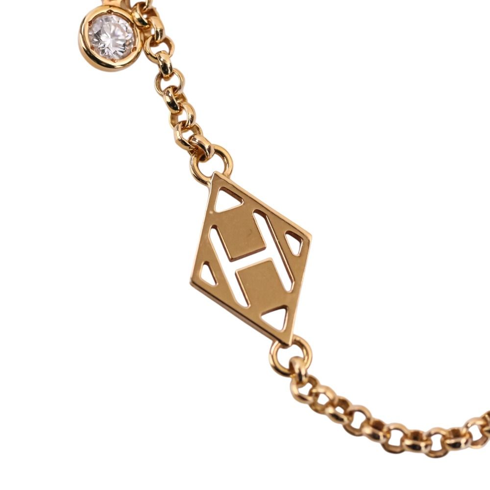 Hermes Gambade Bracelet Diamond 18k Yellow Gold — view 7