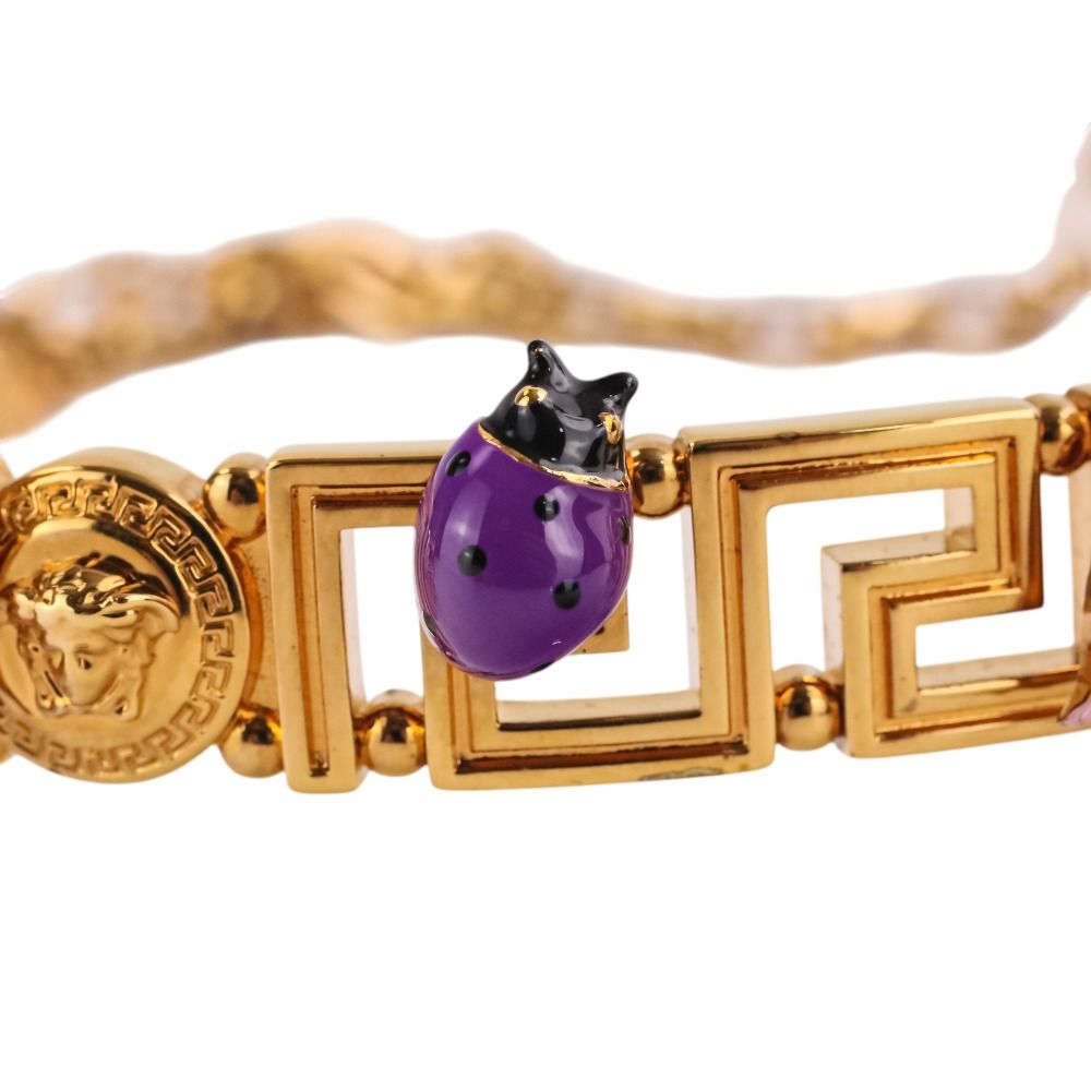 Versace Dua Lipa Collaboration Butterfly Chain Necklace Choker Gold — view 8