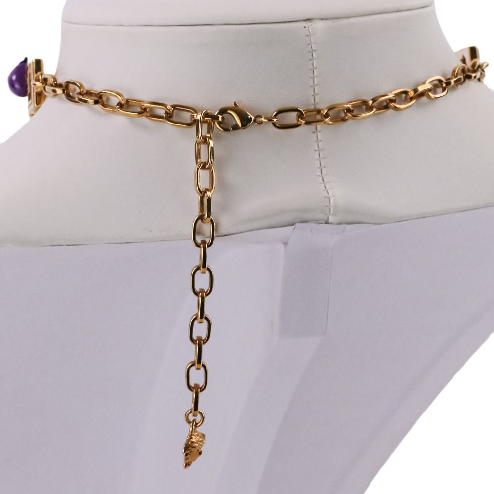 Versace Dua Lipa Collaboration Butterfly Chain Necklace Choker Gold — view 4