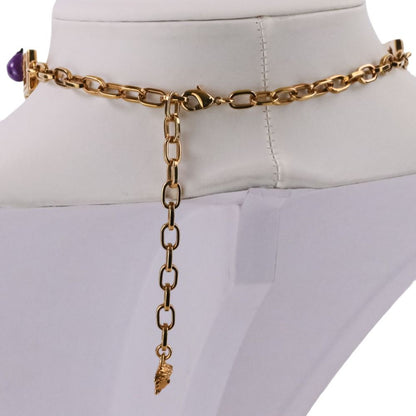 Versace Dua Lipa Collaboration Butterfly Chain Necklace Choker Gold — view 4