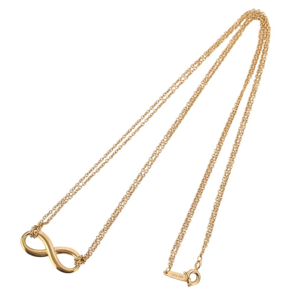 Tiffany & Co Infinity Chain Necklace Gold — view 4