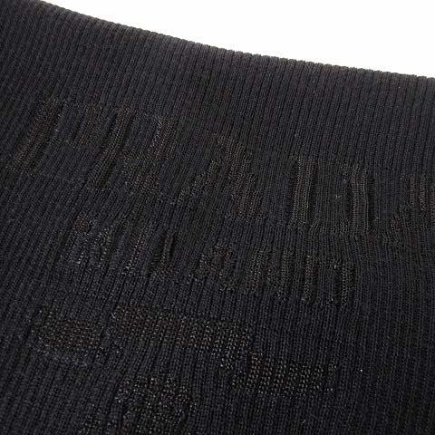 Prada Front Big Logo Super Fine Wool Silk Blend Turtleneck Sweater Long Sleeve — view 3