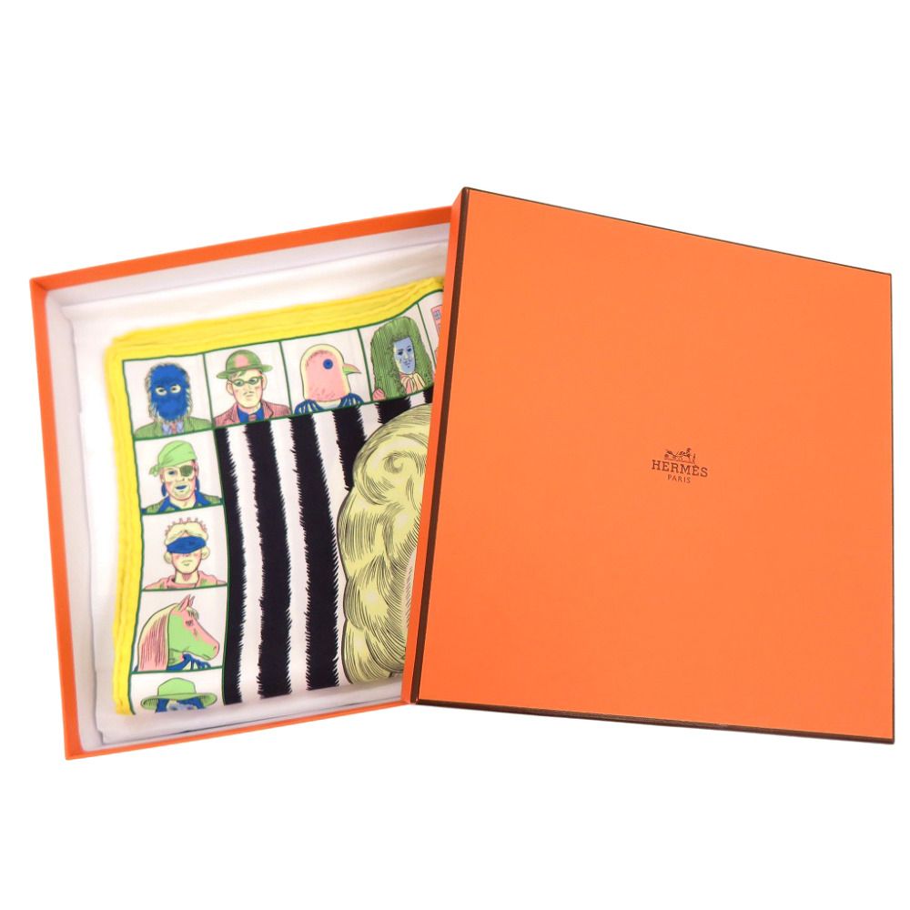 Hermes Petit Carre 45 Dress Code Scarf Silk Multicolor — view 2
