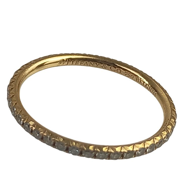 Tiffany & Co Ring Classic Full Eternity YG Diamond — view 6