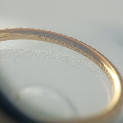 Tiffany & Co Ring Classic Full Eternity YG Diamond — view 7
