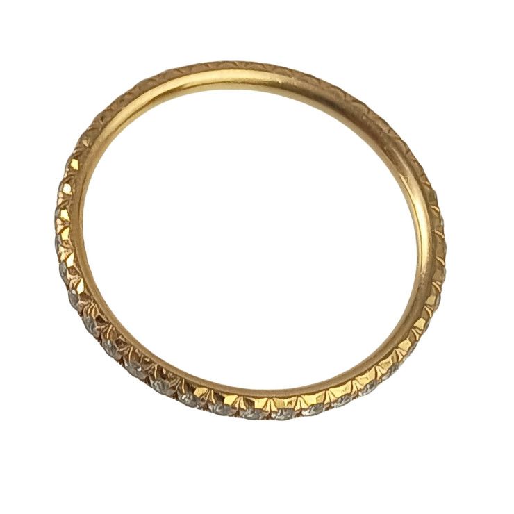 Tiffany & Co Ring Classic Full Eternity YG Diamond — view 4