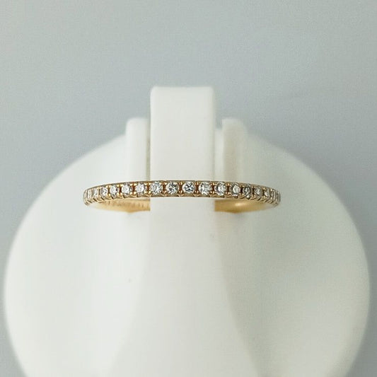 Tiffany & Co Ring Classic Full Eternity YG Diamond