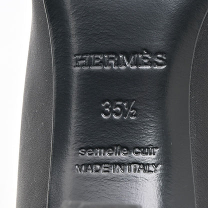 Hermes Long Boots Black Leather — view 6