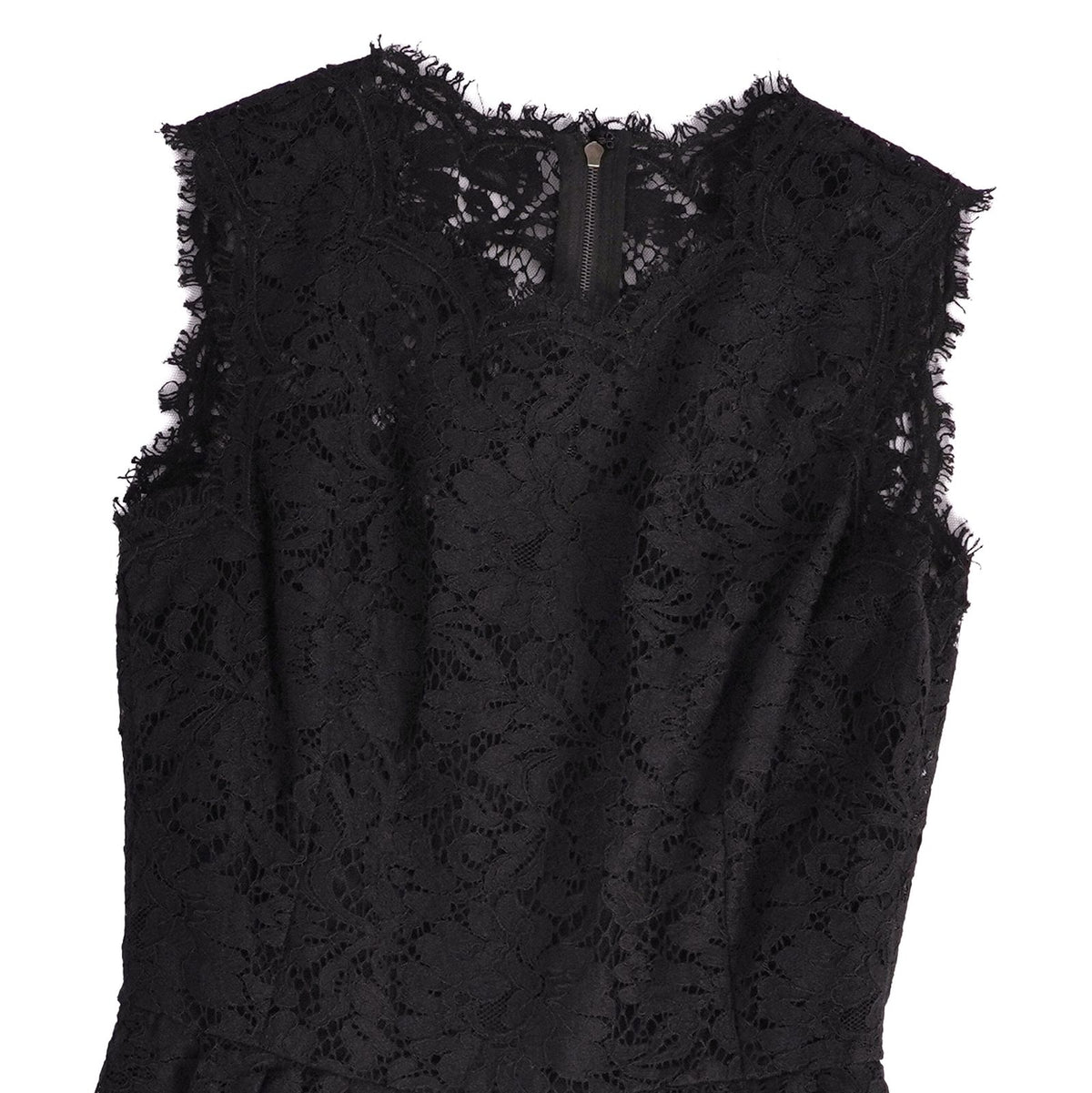 Dolce & Gabbana Dress Sleeveless All Lace Black M — view 2