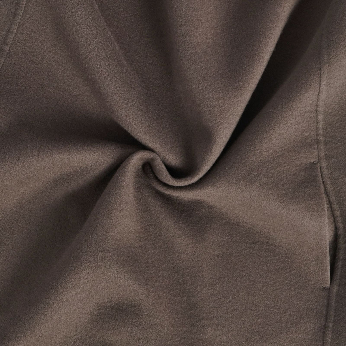 Loro Piana Dress Sleeveless Double Face Top Cashmere Khaki Green 46 — view 6