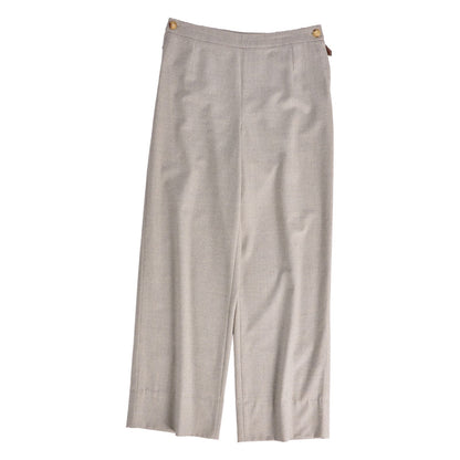 Hermes Martin Margiela Era Pants Trousers Houndstooth Wool Gray 38 — view 2