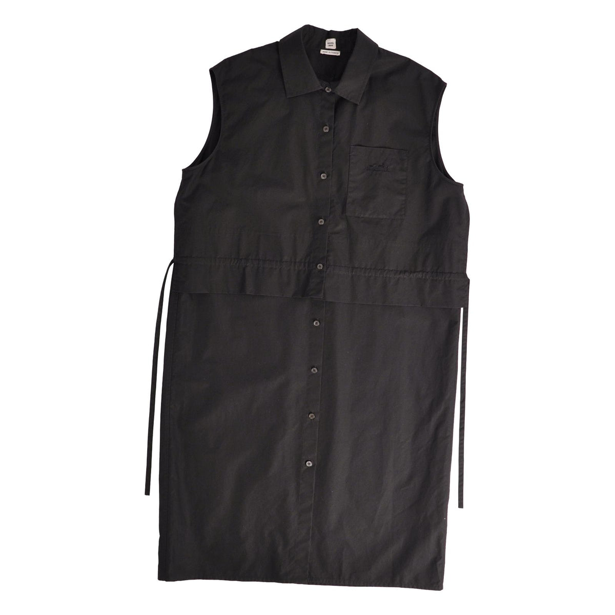 Hermes Dress Shirt Cotton Black 42