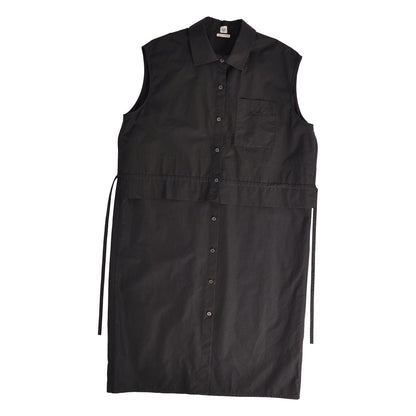 Hermes Dress Shirt Cotton Black 42