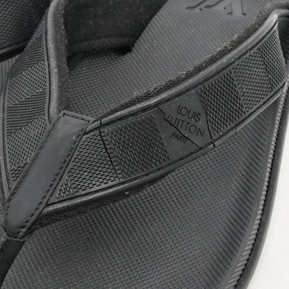 Louis Vuitton Beach Sandals Black Damier Pattern 10 — view 7