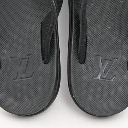 Louis Vuitton Beach Sandals Black Damier Pattern 10 — view 5
