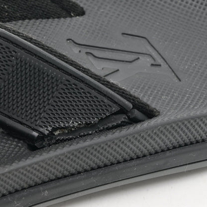 Louis Vuitton Beach Sandals Black Damier Pattern 10 — view 8