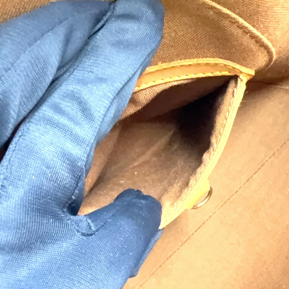 Louis Vuitton Ellipse PM Leather Brown Handbag Gold — view 5